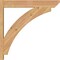 Ekena Millwork Thorton Slat Smooth Outlooker, Western Red Cedar, 5 1/2"W x 30"D x 30"H OUT06X30X30THR06SWR - alternate 2